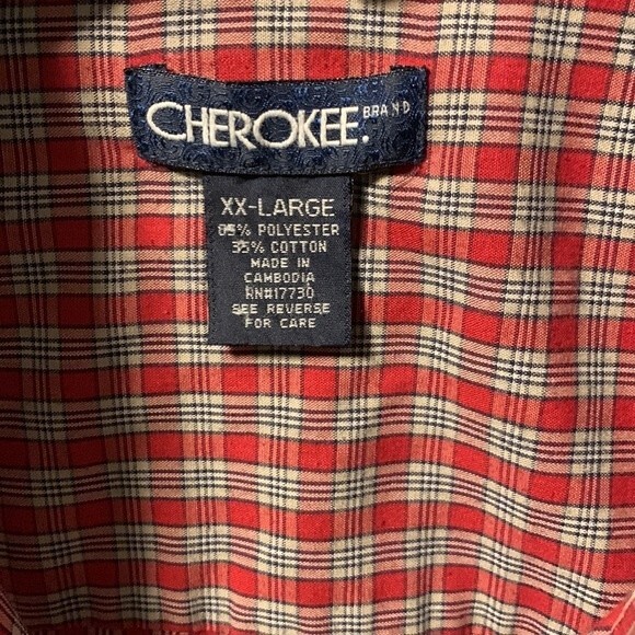 Men’s Cherokee brand long sleeve shirt size XXL‎ - Picture 2 of 7